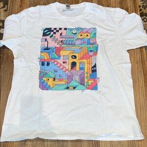 Colorful 80’s Escher T Men’s XL
